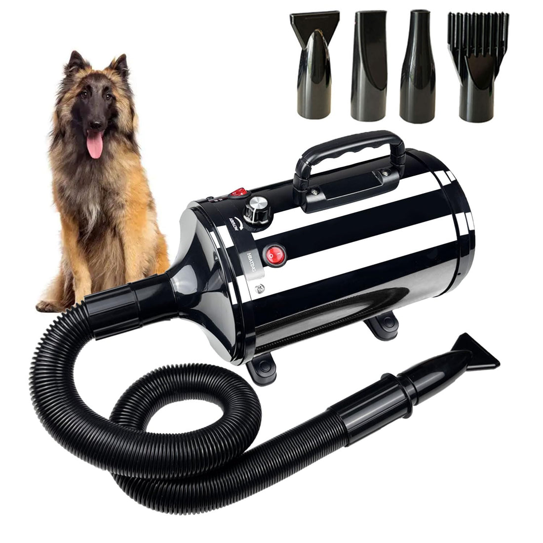 GULUQI High Velocity Professional Dog Grooming Dryer,Adjustable