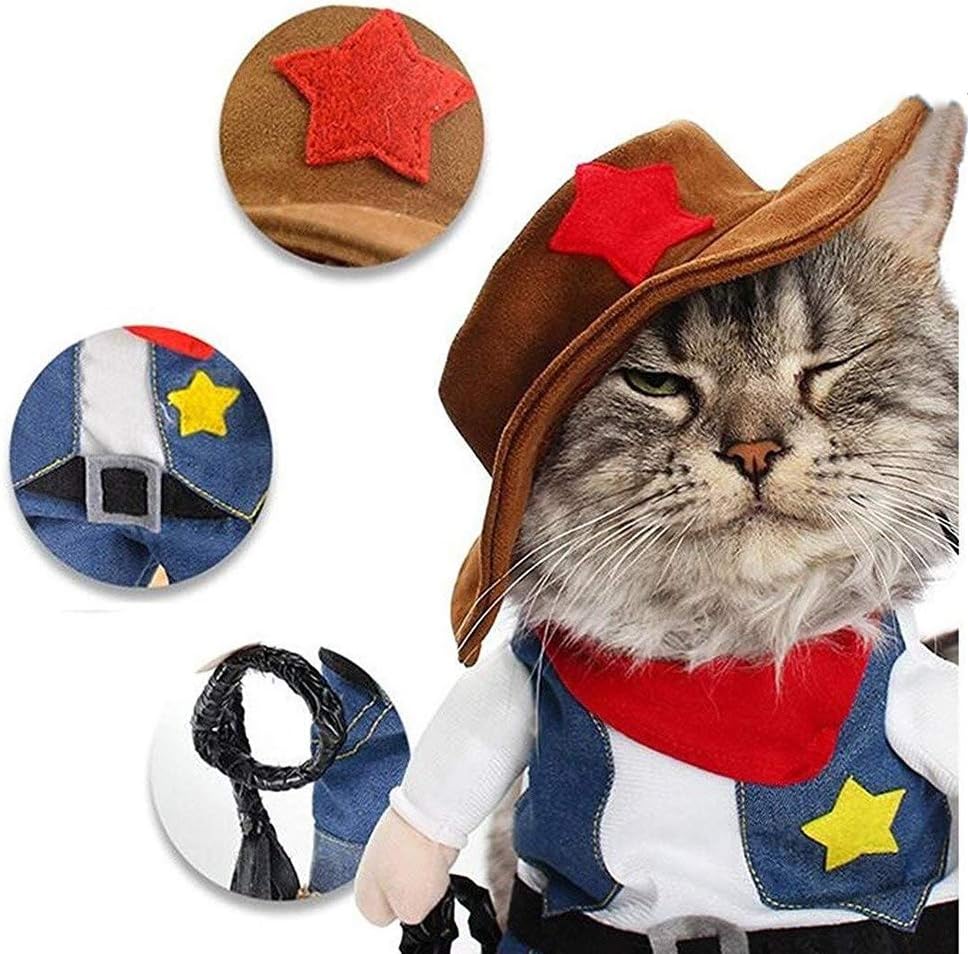 NACOCO Cowboy Dog Costume with Hat