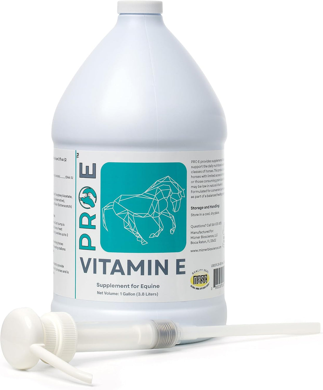 PRO E Equine Vitamin E Supplement, Liquid for Horses, 1 Gallon