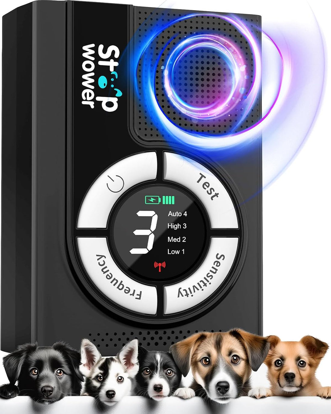 1500 mAh Rechargeable Anti Barking Device for Dogs Indoor