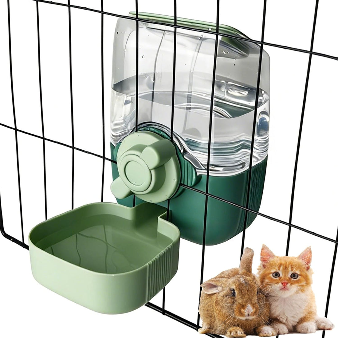 Rabbit Water Bottle, 34oz Pet Hanging Automatic Water Dispenser