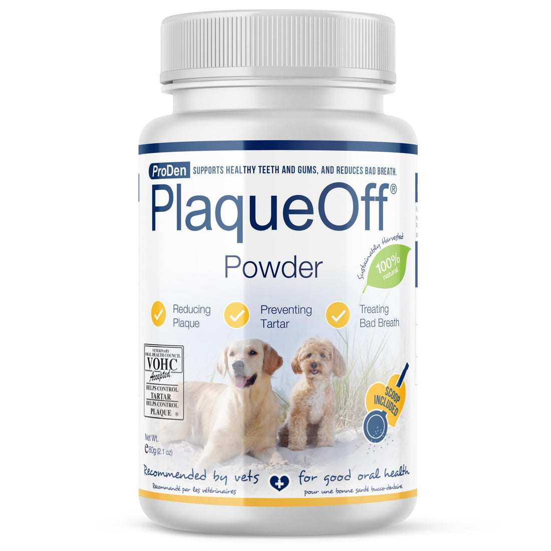 Proden PlaqueOff Dental Care for Dogs and Cats, 60gm