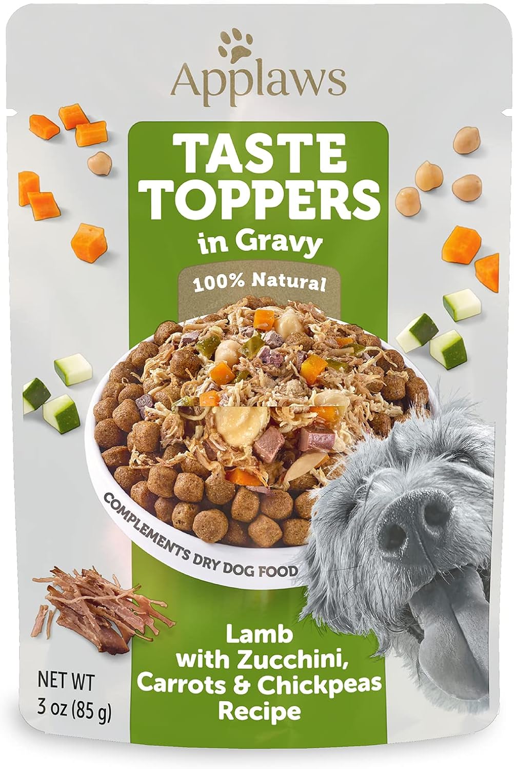 Applaws Taste Toppers Chicken in Gravy Wet Dog Food 12-Pack 3 oz
