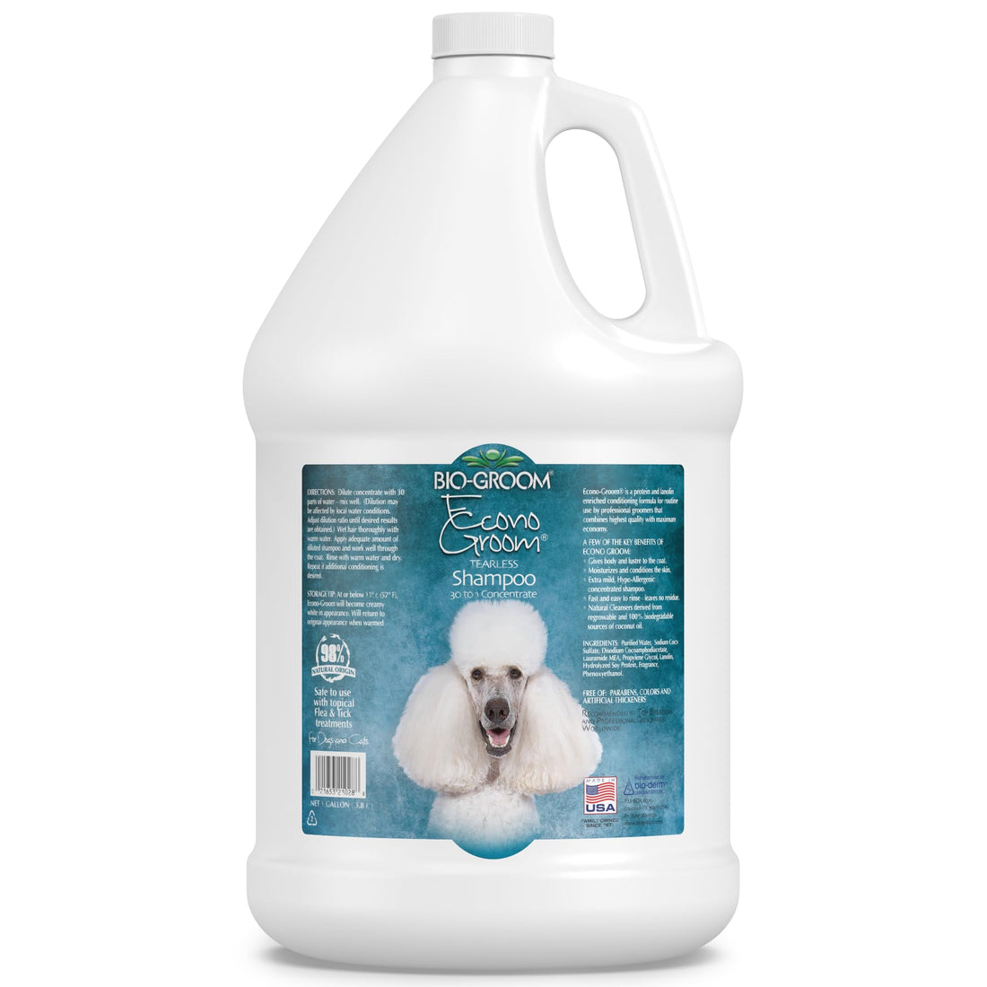 Bio-Groom Econo-Groom Tearless Dog Shampoo Concentrate