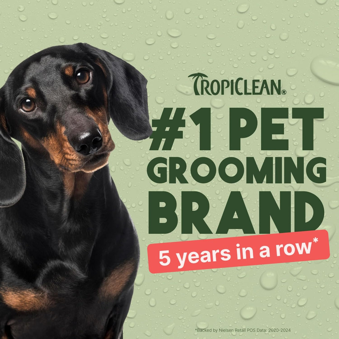 TropiClean Dog Perfume, Watermelon Cologne Deodorizing Spray, 8oz