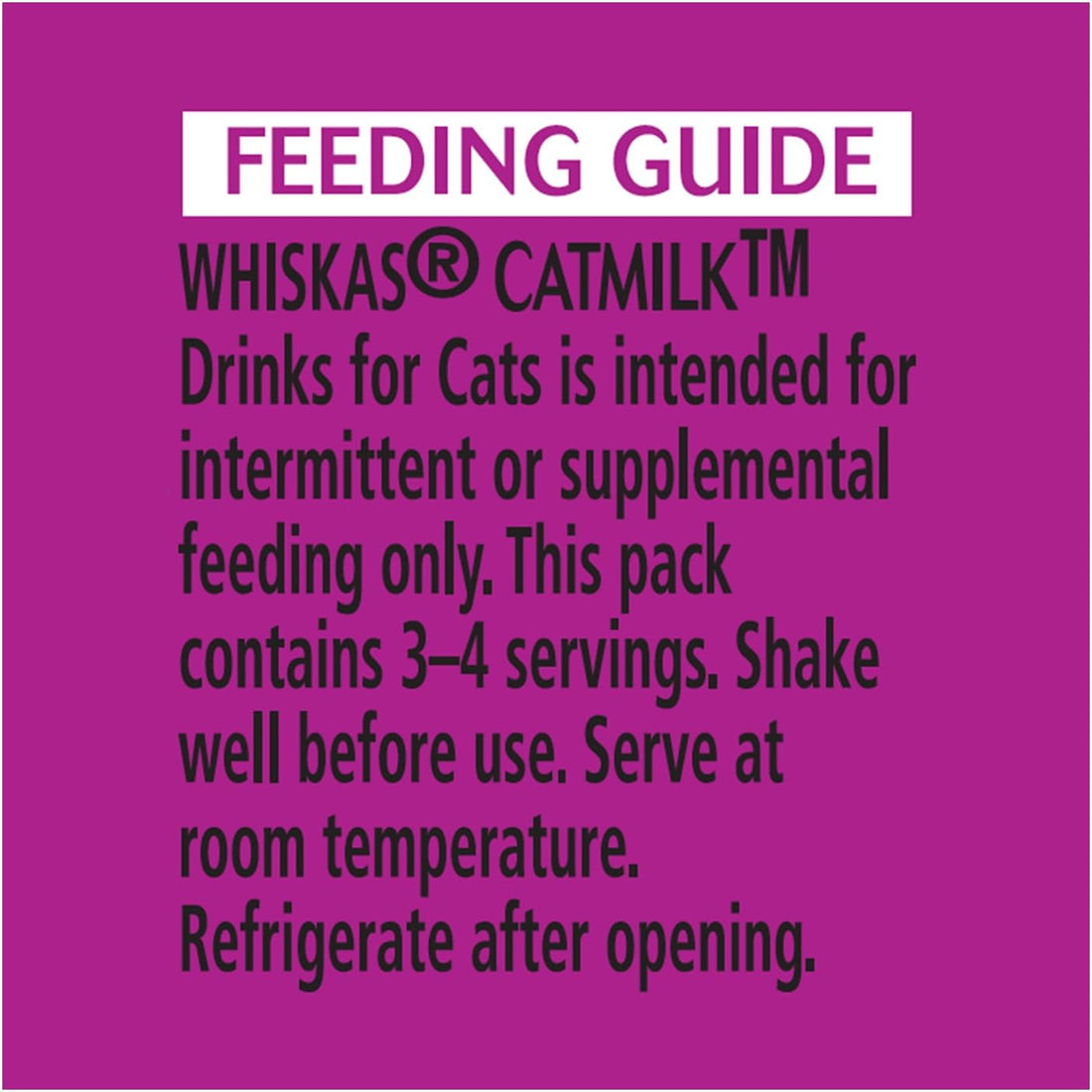 Whiskas Catmilk Plus Drink for Cats and Kittens, 6.75 oz, 8 count