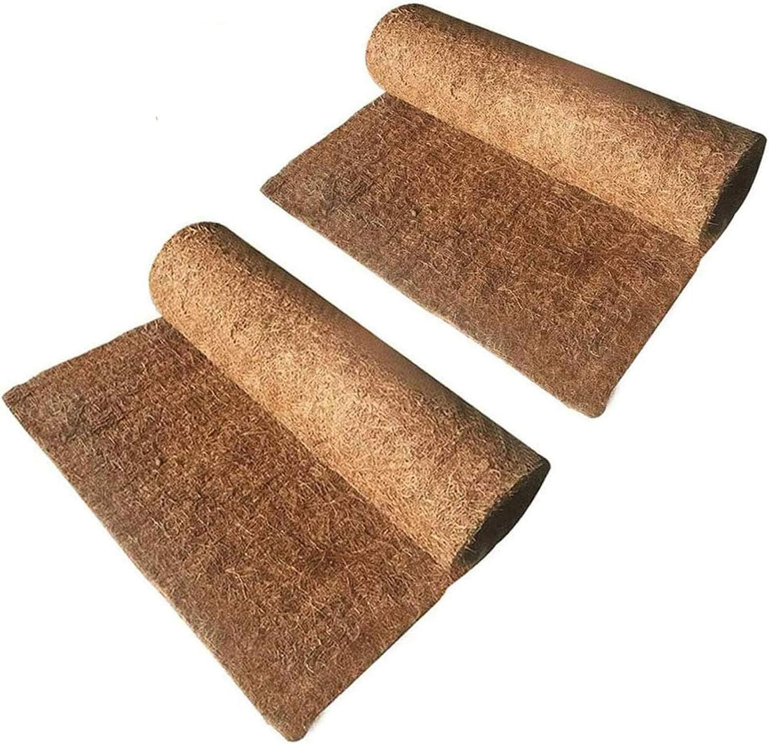 Hamiledyi Reptile Carpet Natural Coconut Fiber Tortoise Carpet Mats