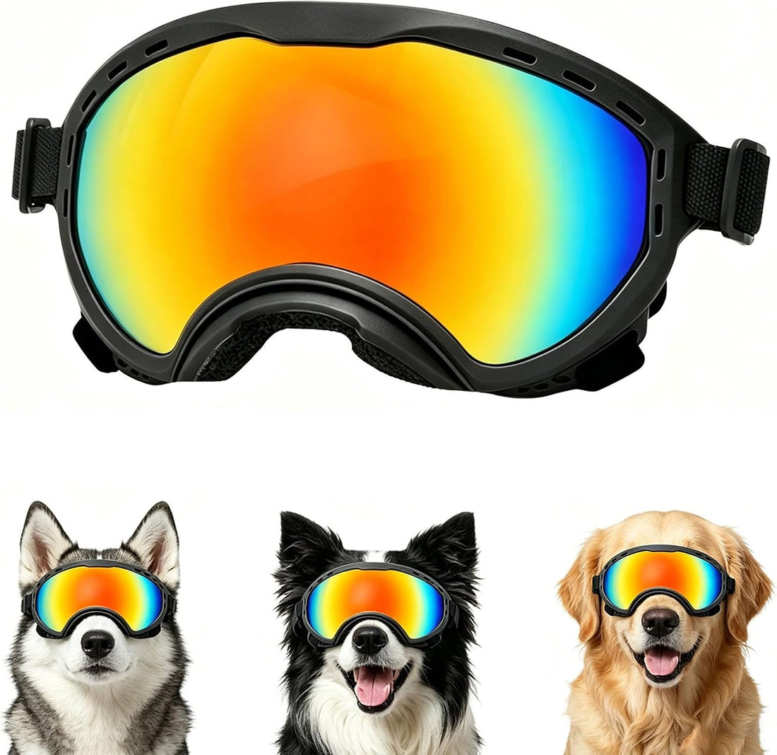 Dog Goggles for Medium Large Breed UV Protection Windproof Anti-Fog