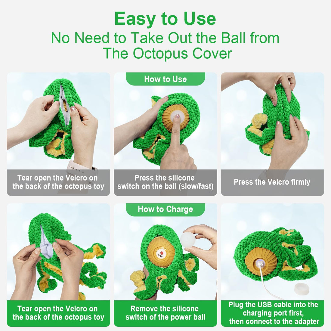 Interactive Dog Toys Octopus to Keep Them Busy