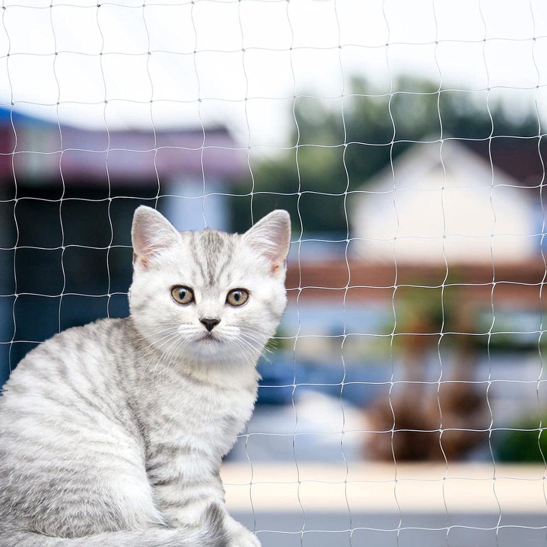 Cat Balcony Net Cat Anti-Fall Fence Net Dog Fence Nets Transparent
