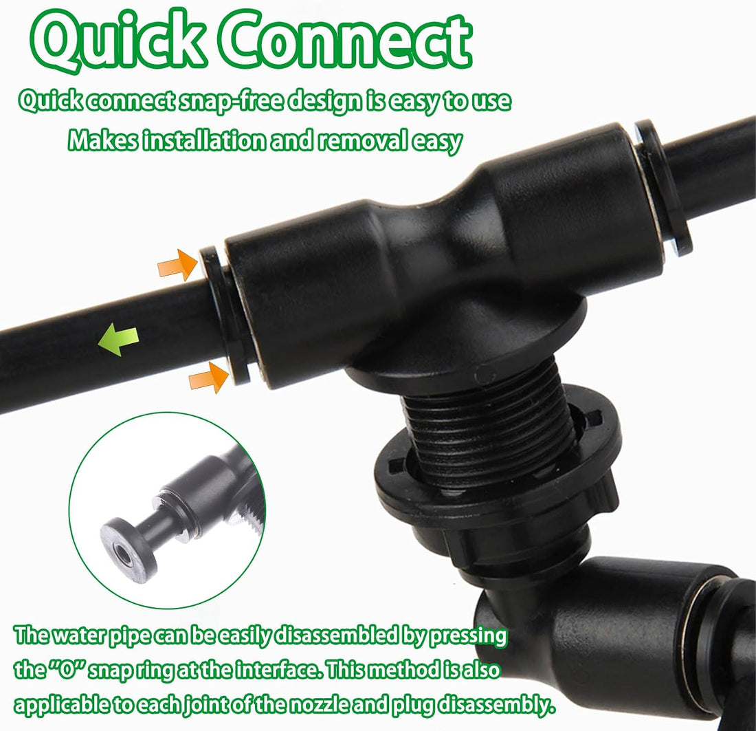 Reptile Mister Nozzles - T Double Misting Assembly