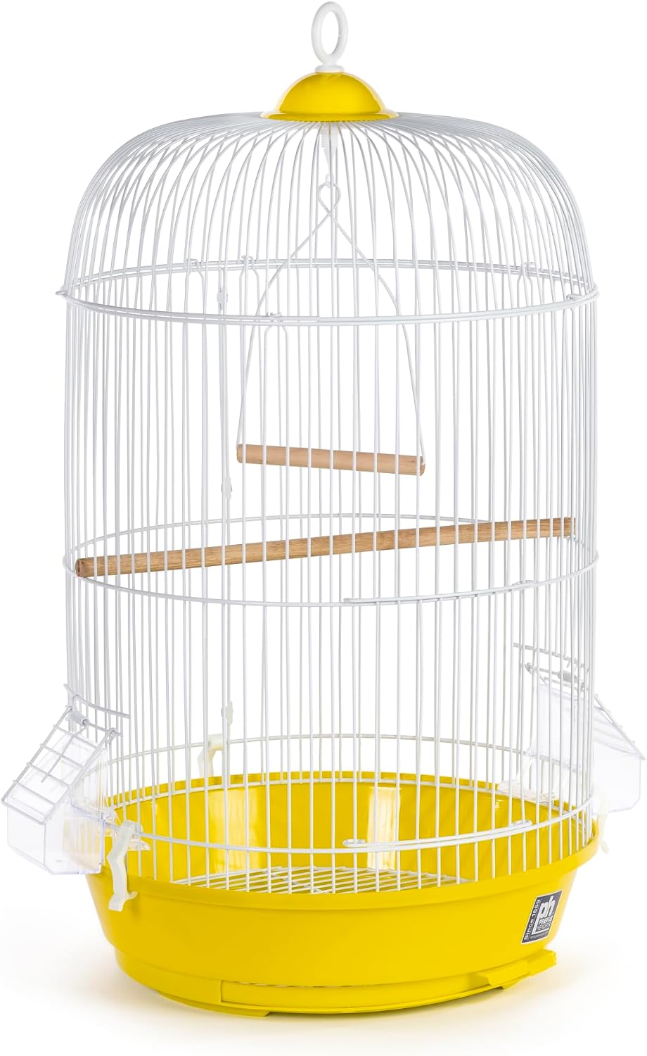 Prevue Pet Products Classic Round Bird Cage - Yellow and White