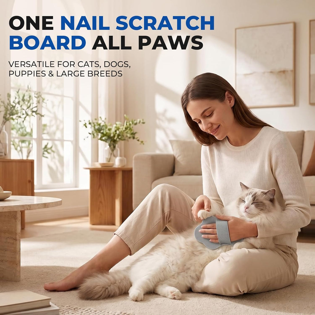 Dog Nail Scratch Board with Hand Strap