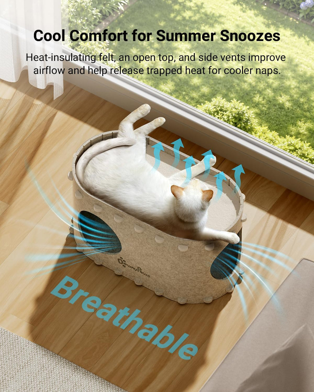 DownyPaws Cat House for Indoor Cats
