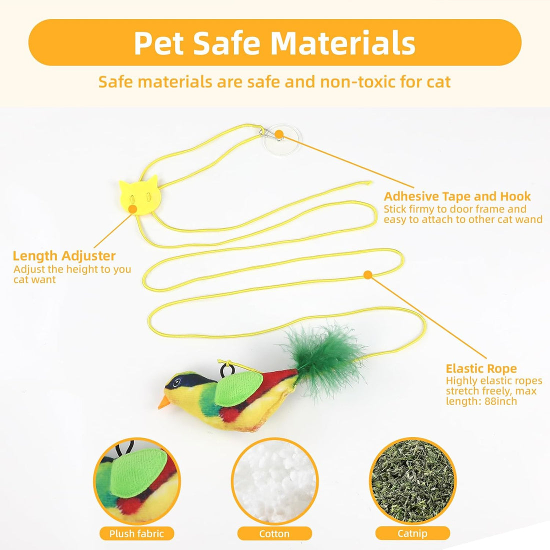 Tocirelo Interactive Cat Toys Bird