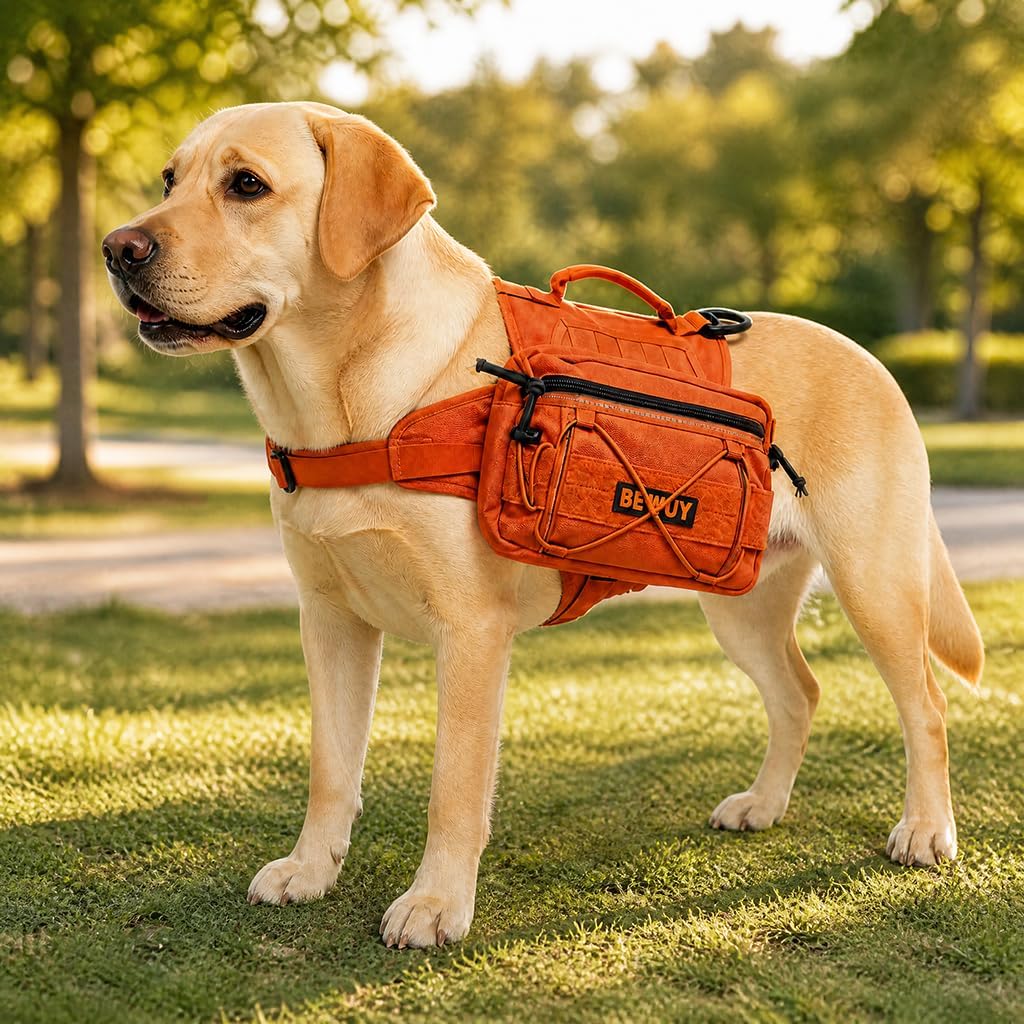 Tactical Dog Backpack for Medium Large Dogs