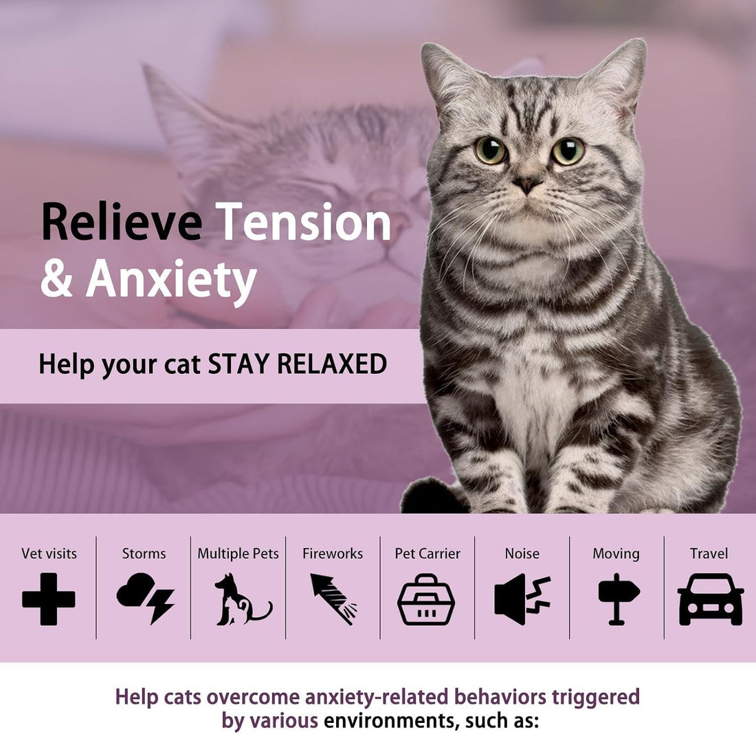 Cat Calming Collars, Pheromone Collar for Cats
