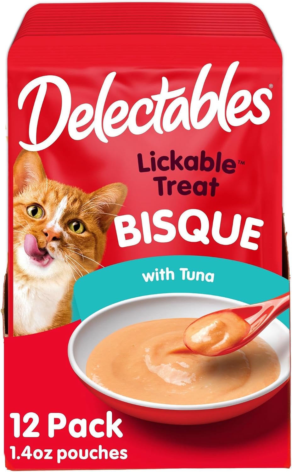 Delectables Lickable Treat Bisque Wet Cat Treat Variety Pack