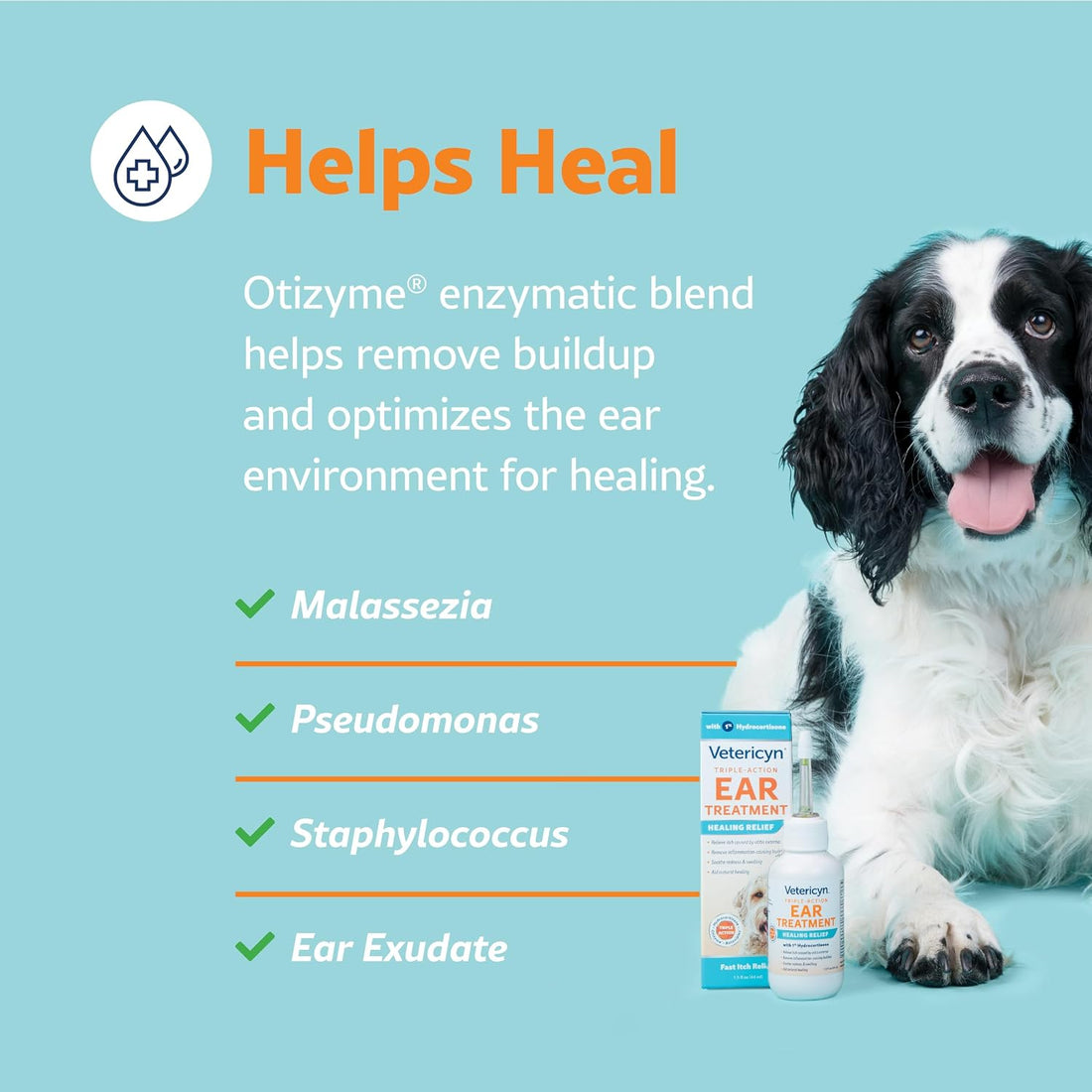 Vetericyn Triple-Action Ear Treatment for Dogs & Cats