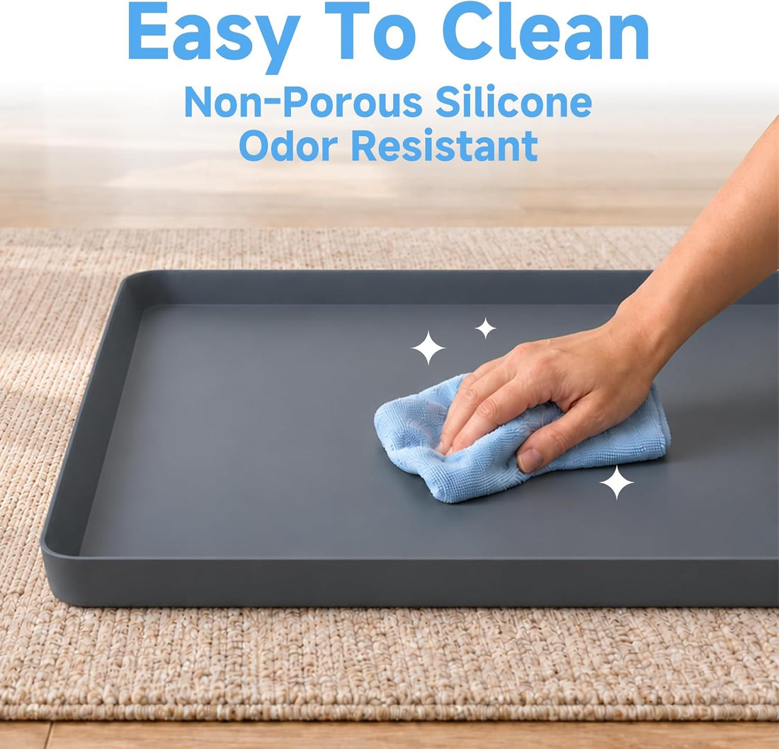 Dog Pee Pad Holder for 24 x 24 Training Pads, Leak-Proof Tray