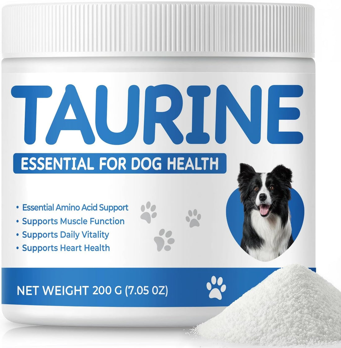 Taurine Powder Supplement for Dogs, Heart Function