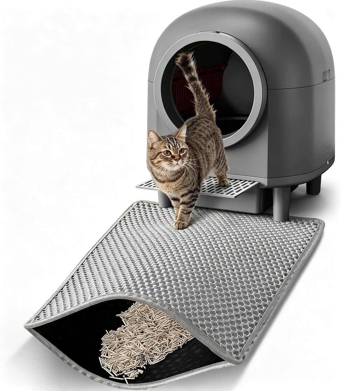 Self Cleaing Litter Box for Multiple Cats