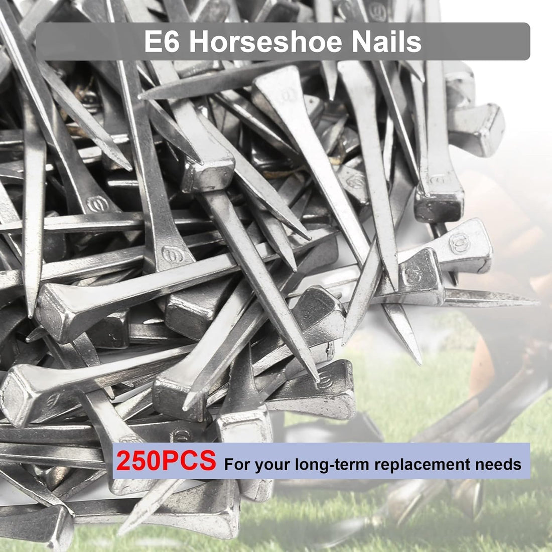 KUIDAMOS 250PCS Horseshoe Nails horseshoe nails e6 Horseshoes