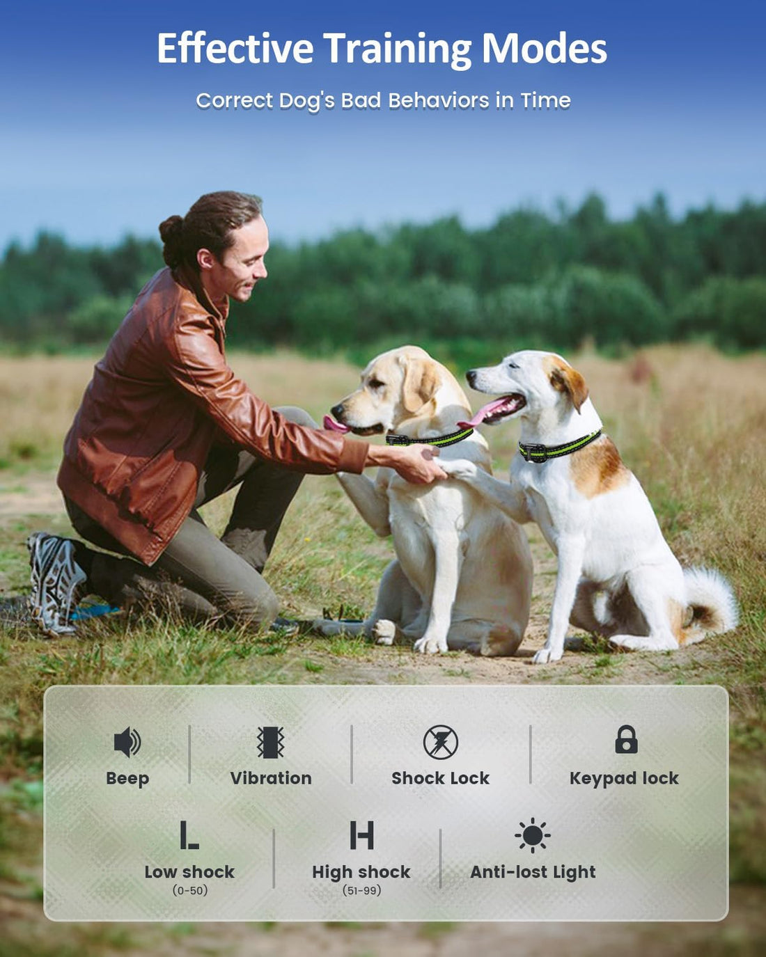 SLOPEHILL Dog Training Collar with Remote