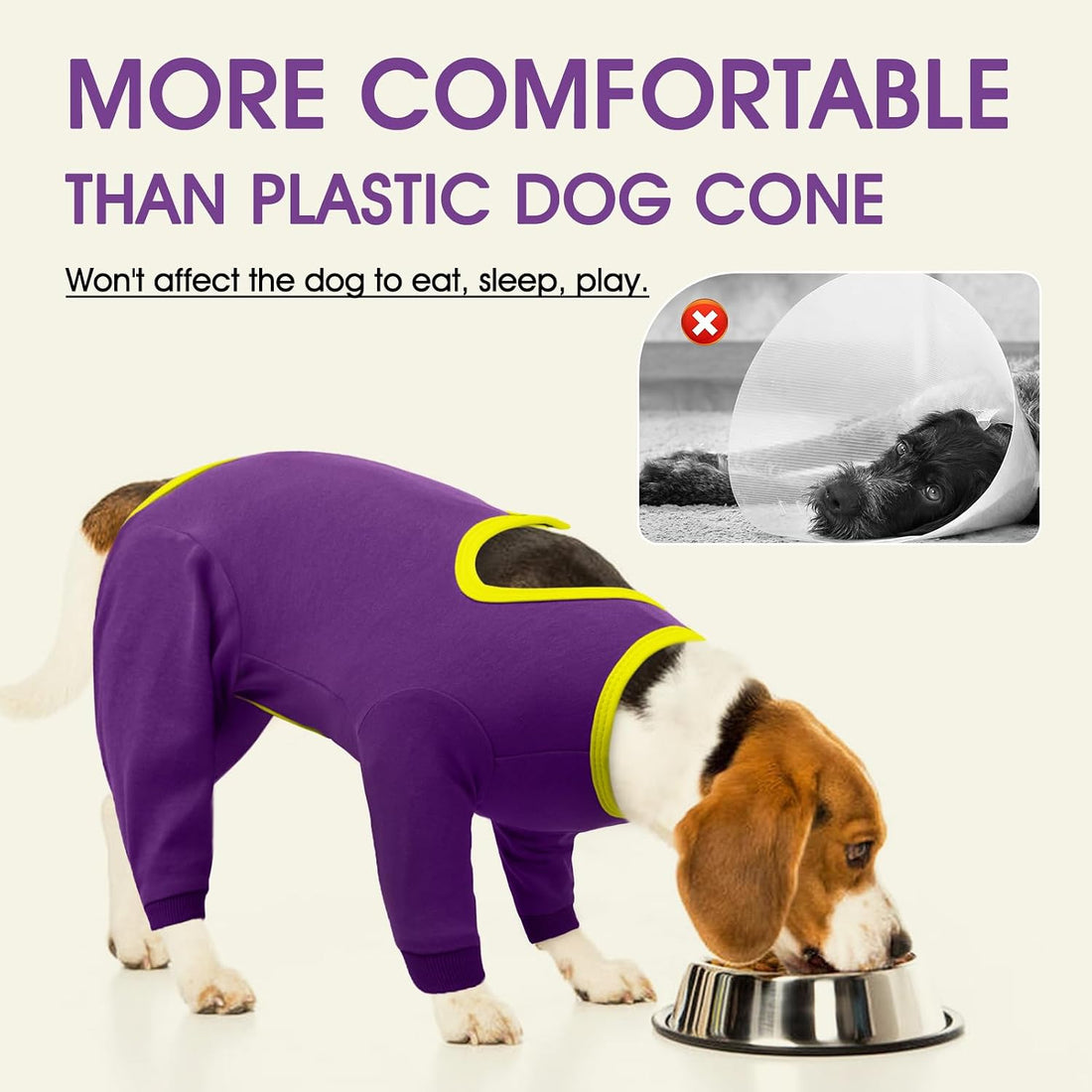 IDOMIK Dog Recovery Suit, Full Body Surgical Onesie Anti