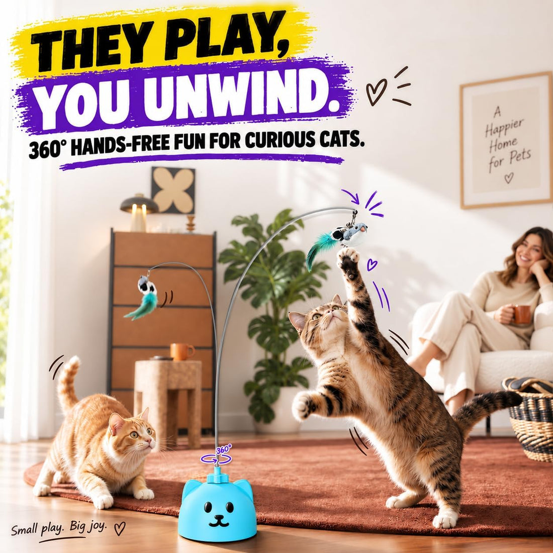 Interactive Cat Toys for Indoor Cats
