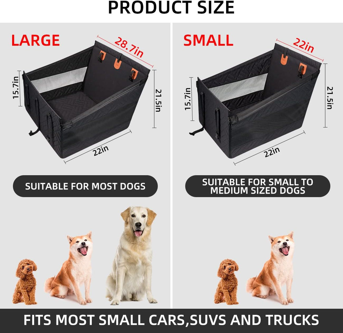 TKYZ Large Dog Car Seat,Back Seat Extender for Dogs,Waterproof Medium