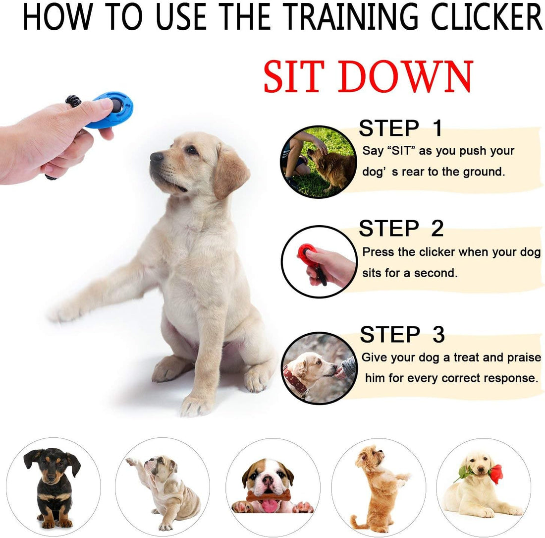 VOBRAMY Dog Training Clicker with Wrist Strap Durable Lightweight