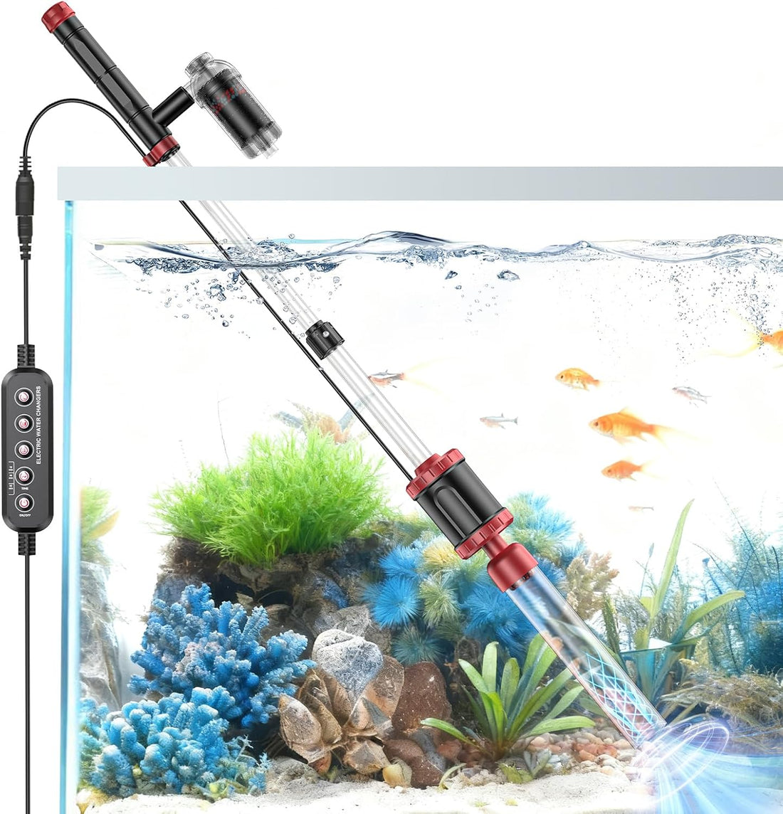 AKKEE Aquarium Vacuum Gravel Cleaner