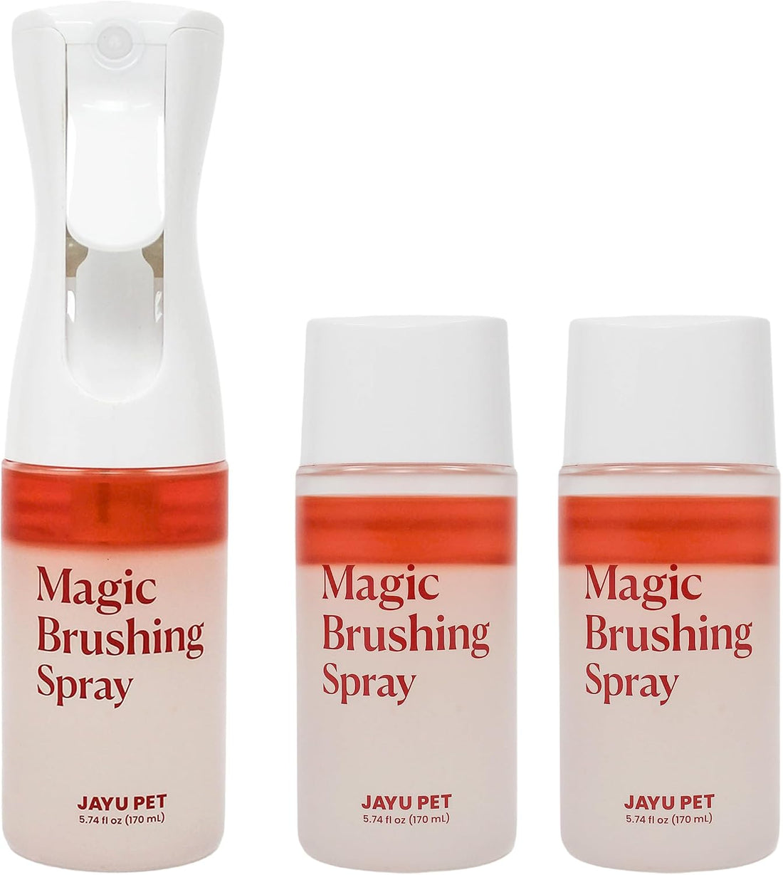 JAYU PET Magic Brushing Spray 1EA + Refill Bottle 2EA