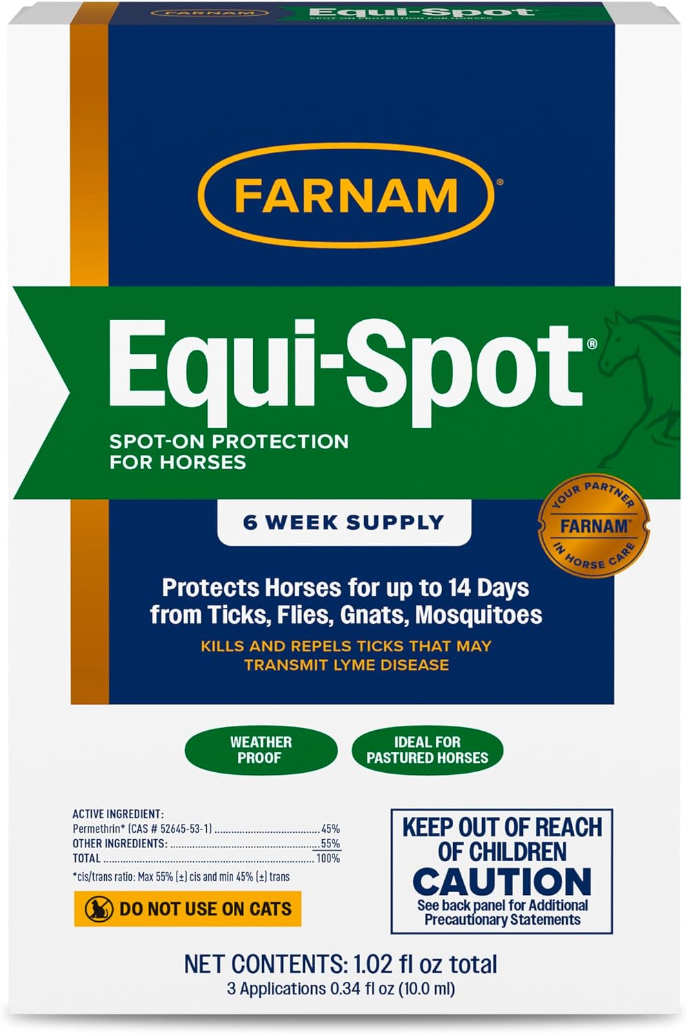 Farnam Equi-Spot, Weather Proof Targeted Spot On Protection