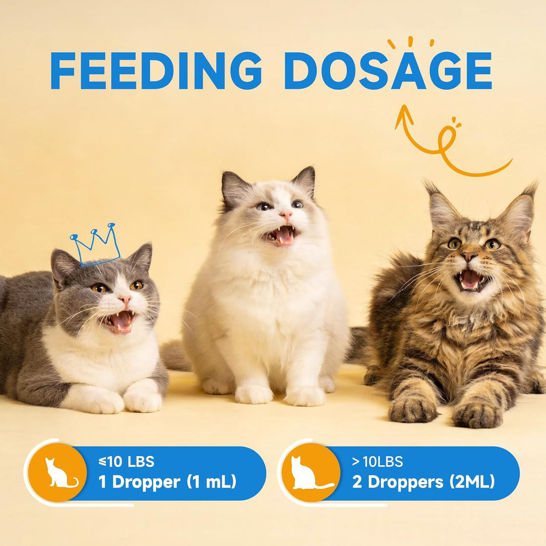 Taurine Drops for Cats, 200 mg per Serving, Roast Chicken Flavor