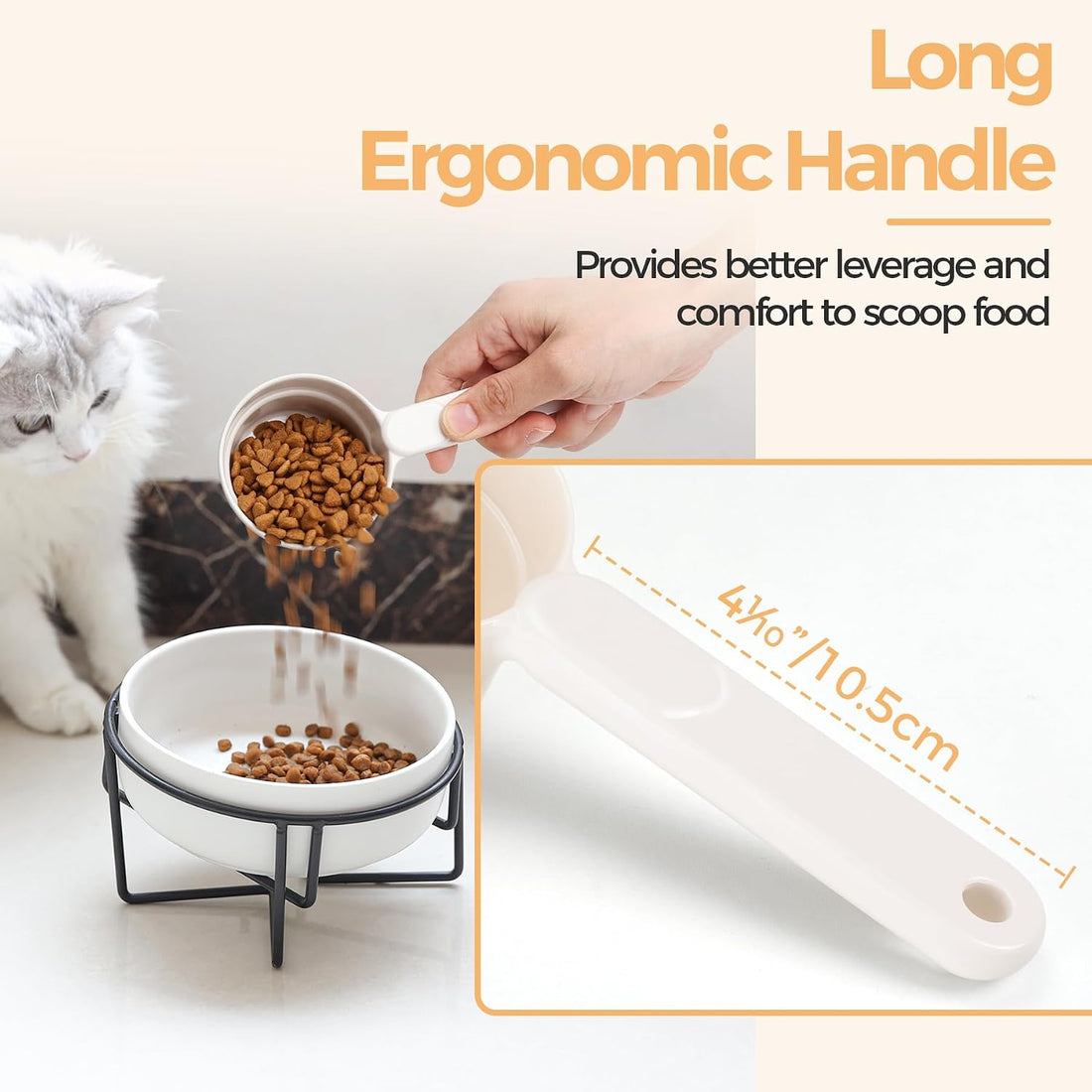 ComSaf Dog Food Scoop 1/2 Cup