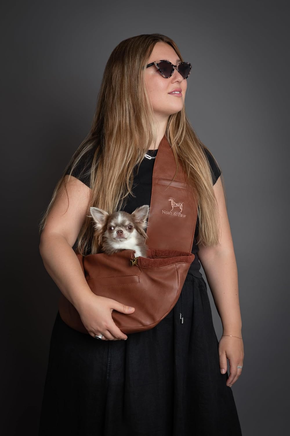 Noah & Paw Dog Sling Carrier for Small Dogs 3-10lb