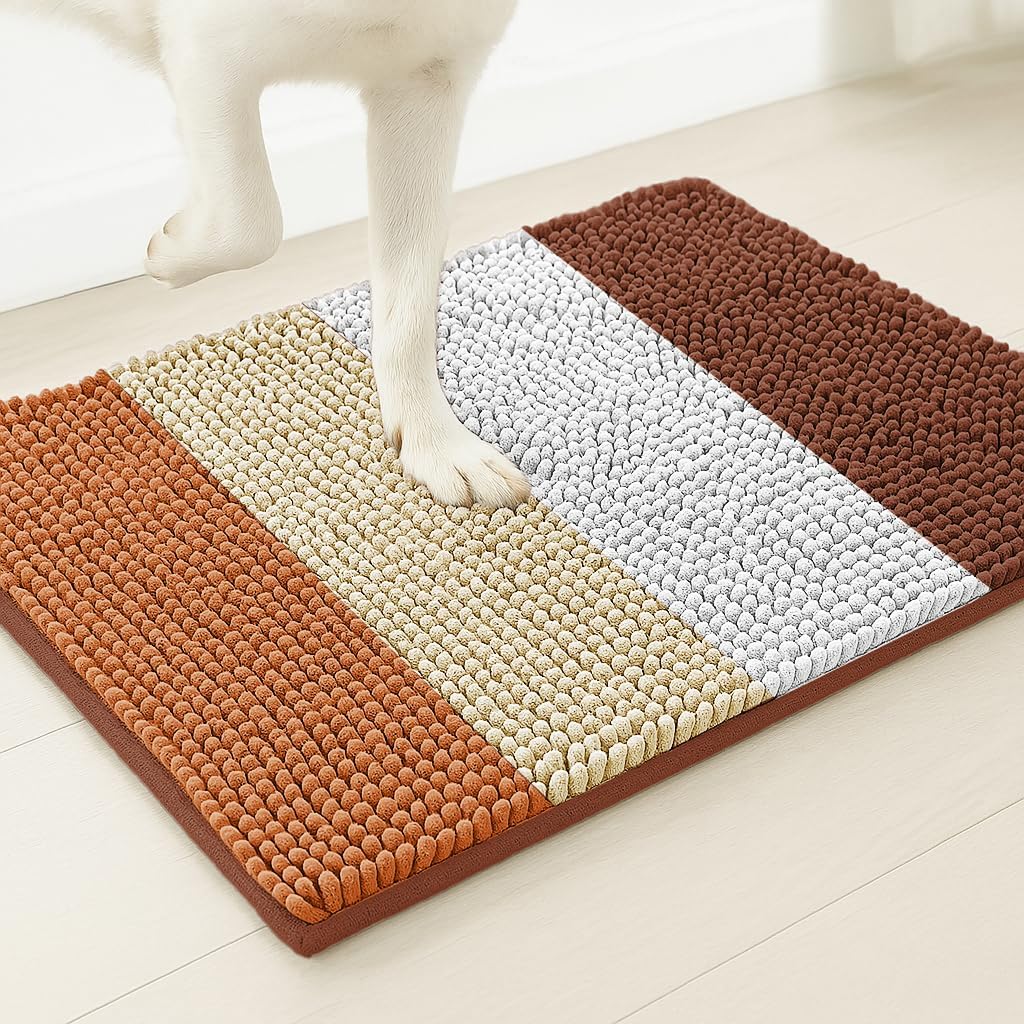Muddy Mat® Super Absorbent Loop-Thread Chenille Dog Door Mat
