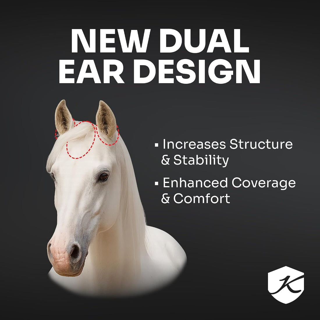 Kensington Protective Products Horse Fly MASK with Web Trim