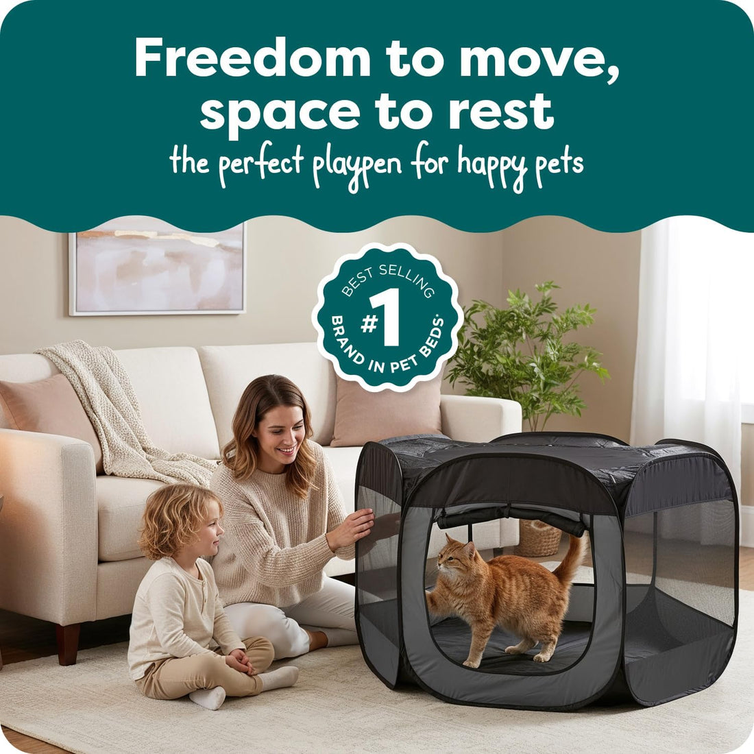FurHaven Soft-Sided Dog & Cat Playpen
