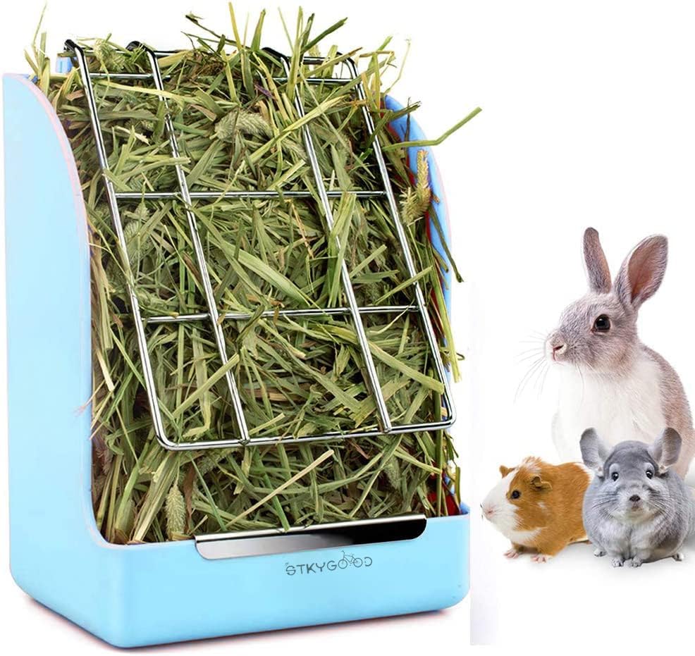 Rabbit Hay Feeder, Large Capacity Bunny Hay Rack for Rabbits