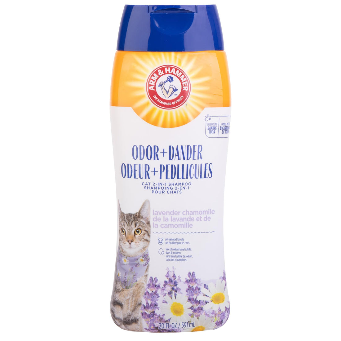 Arm & Hammer 2-in-1 Deodorizing & Dander Reducing Shampoo for Cats