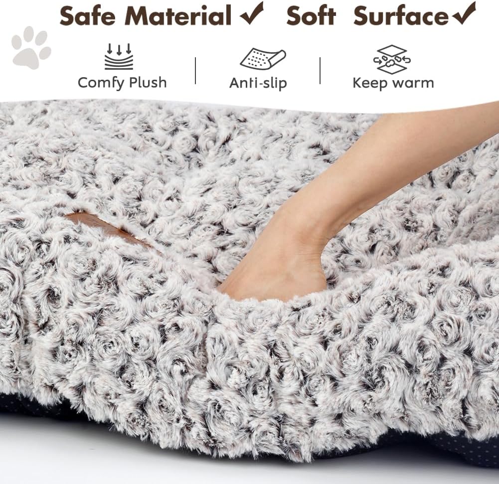 Small Dog Bed Crate Bed for Small Dogs 24"x18" Dog Bed Mat