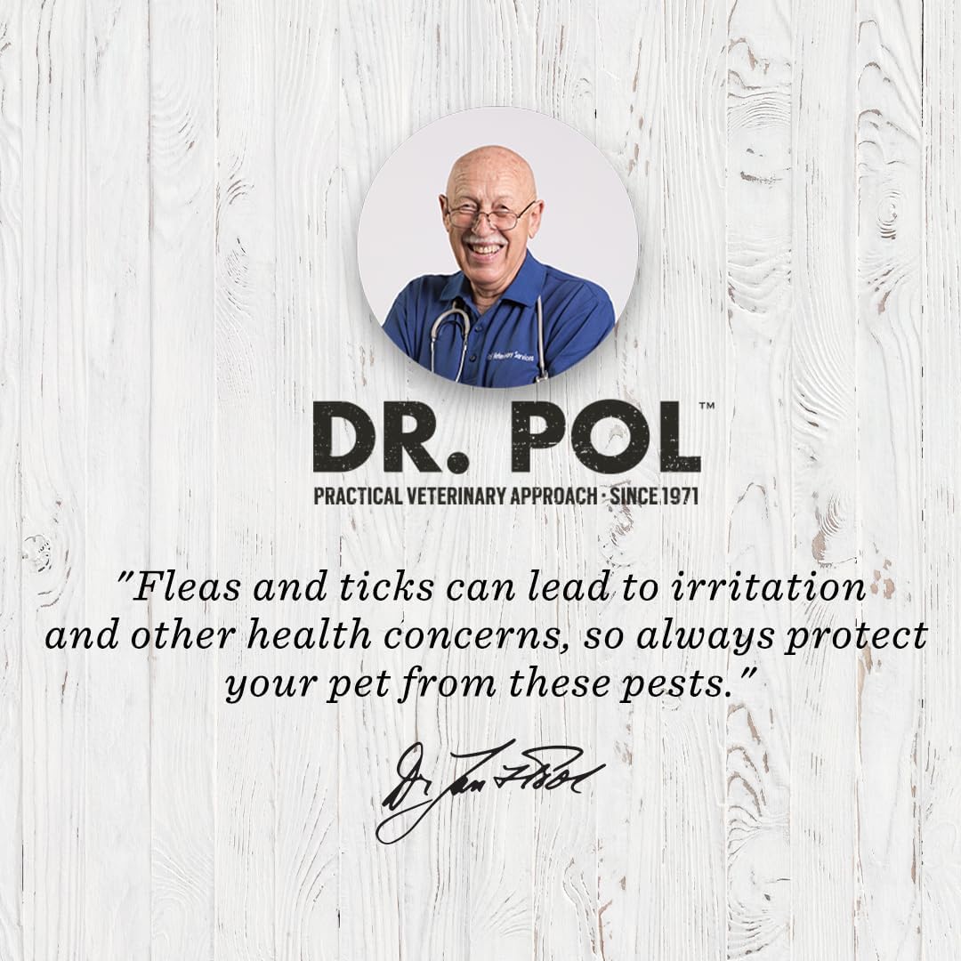 Dr. Pol Flea & Tick Spray for Dogs Repel & Eliminate Larvae