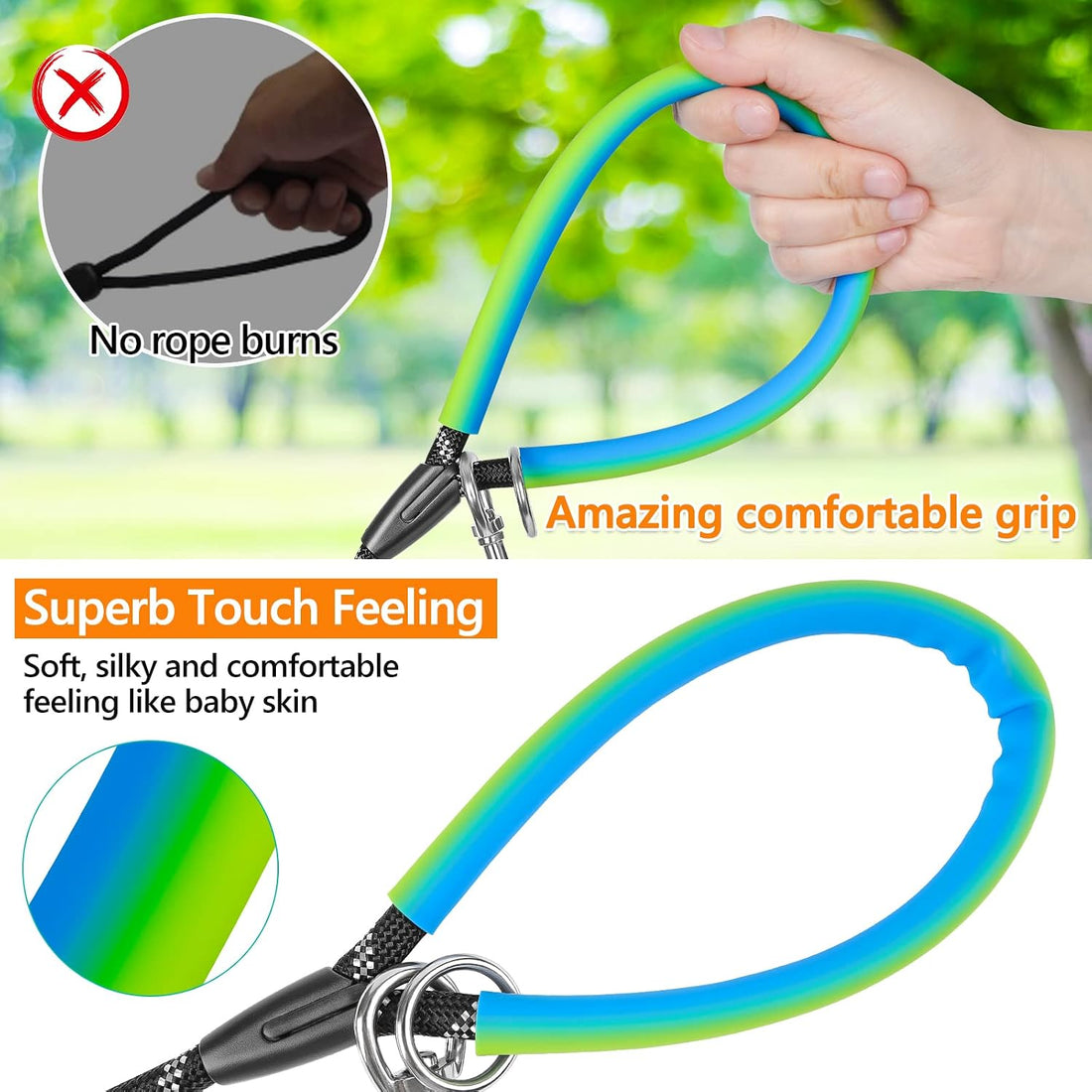 NTR 30 FT Dog Leash, Obedience Recall Training Agility Lead