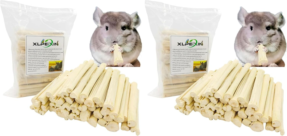 300g Sweet Bamboo Chew Toy for Small Animals,Bunny Chew Sticks