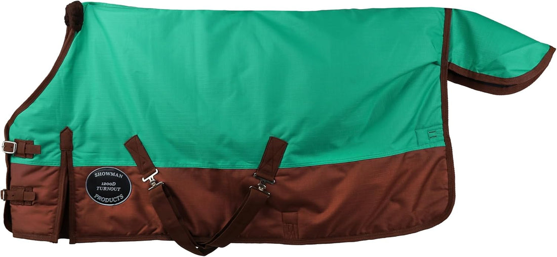 Showman Adjustable 48"-54" Pony/Yearling 1200 Denier Turnout Blanket