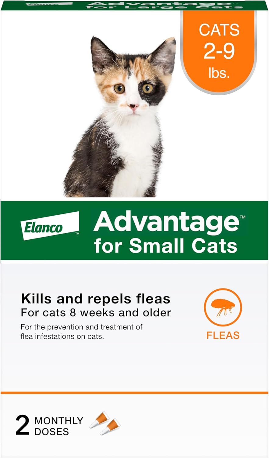 Advantage Topical Cat Flea Treatment and Prevention for Small Cats