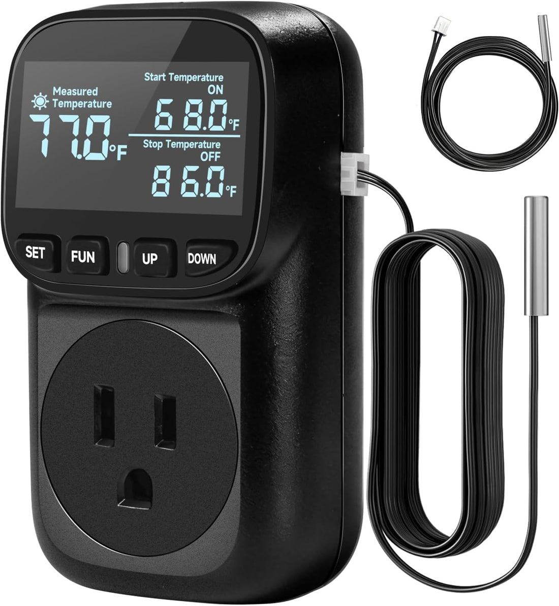 Reptile Thermostat Temperature Controller Digital Timer Outlet Plug